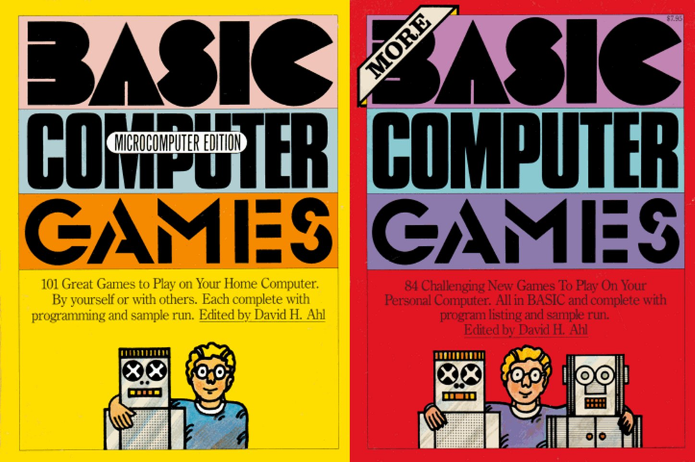 Cover of “BASIC Computer Games” and “More BASIC Computer Games”